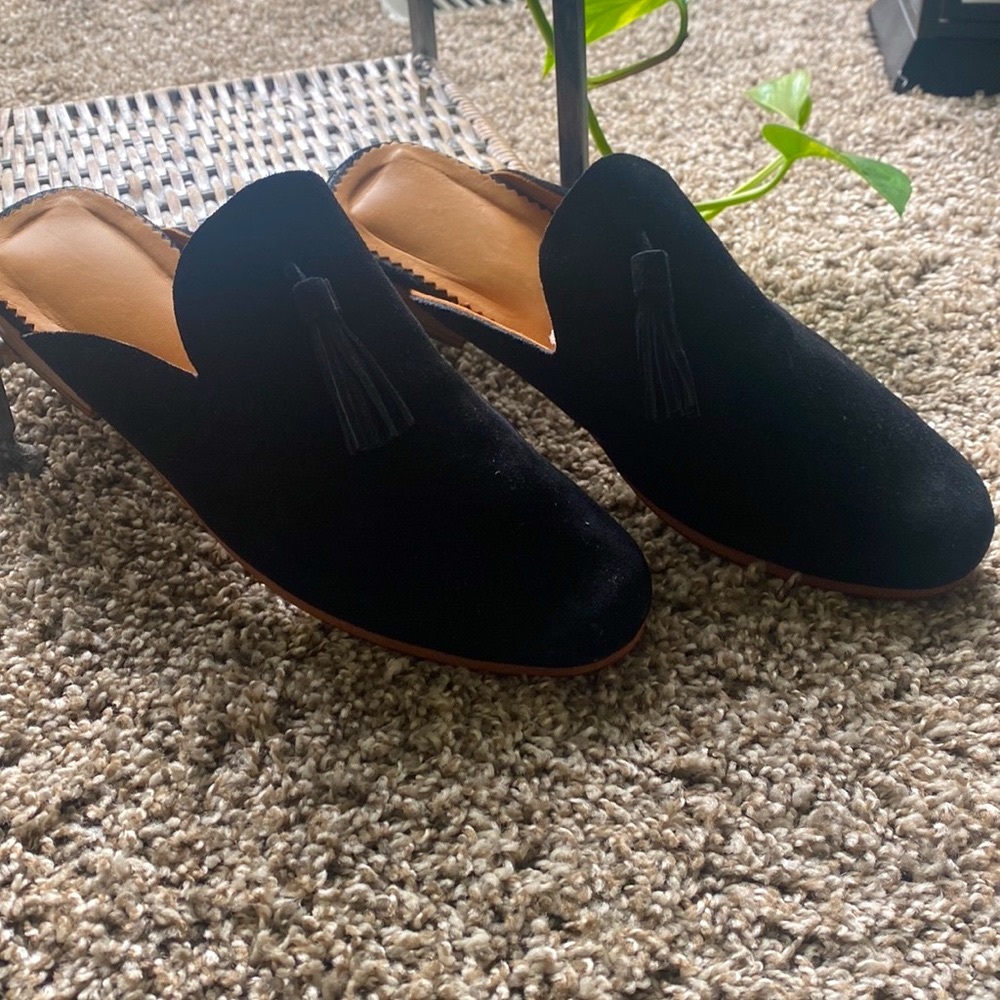 Suede Leather Mule